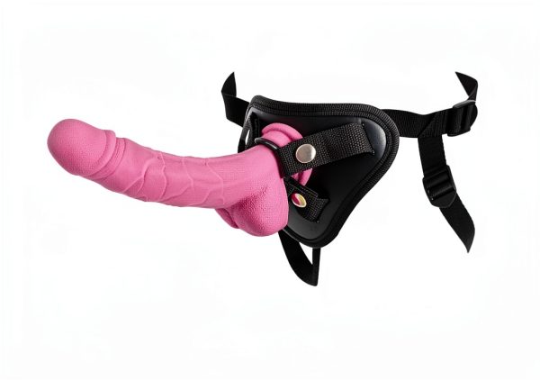 JCDZDD Strap On Dildo Ergonomic Harness Soft Silicone-1