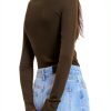 SUNBS Womens Turtleneck Long Sleeve Shirt Soft Stretch Fit-3