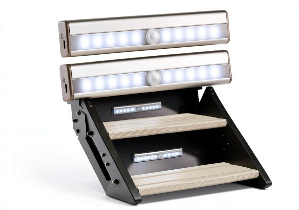 Nuovoware White LED Motion Sensor Light Classic Style-0