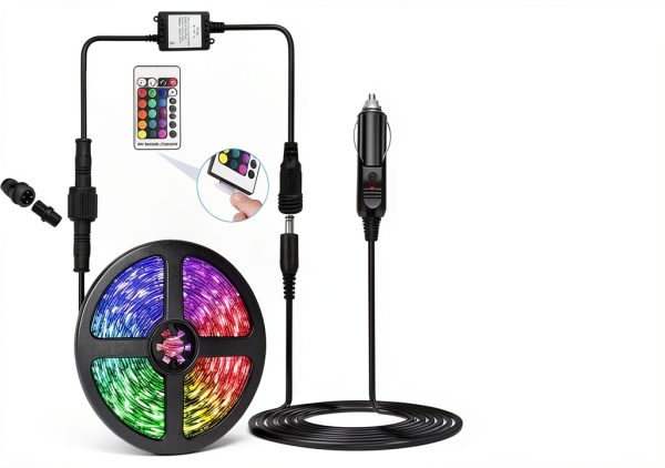 RV Awning LED Light EXCELFU SL-60 12V Waterproof Cuttable Strip-5