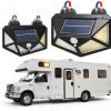 Magnetic Solar RV Light EJYTRVT 100 LED Motion Sensor Waterproof Lamp-0