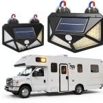 Magnetic Solar RV Light EJYTRVT 100 LED Motion Sensor Waterproof Lamp-0