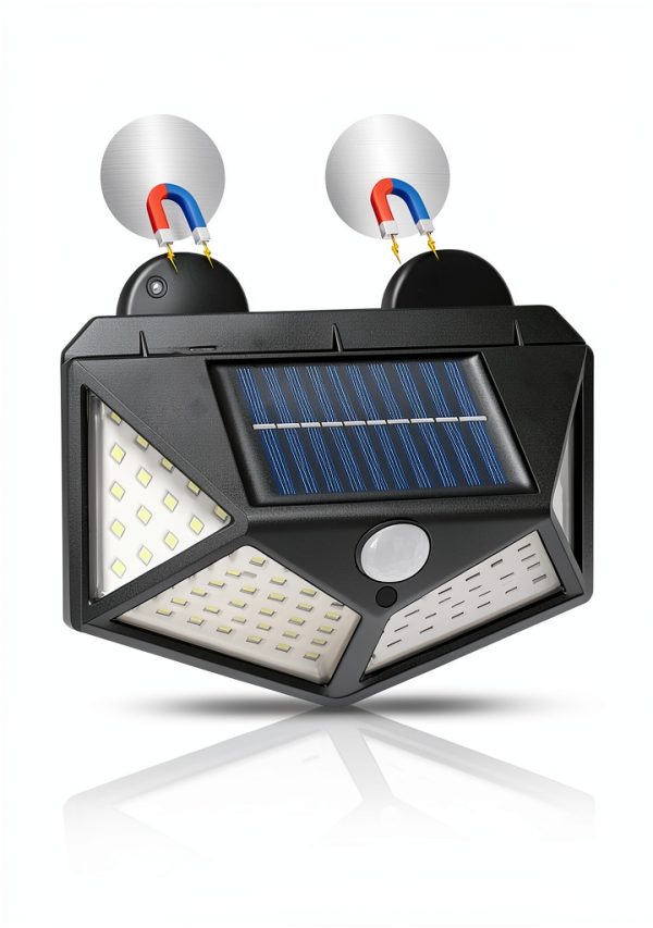 Magnetic RV Solar Light DZGKGM Black with Strong Magnets IP65-1