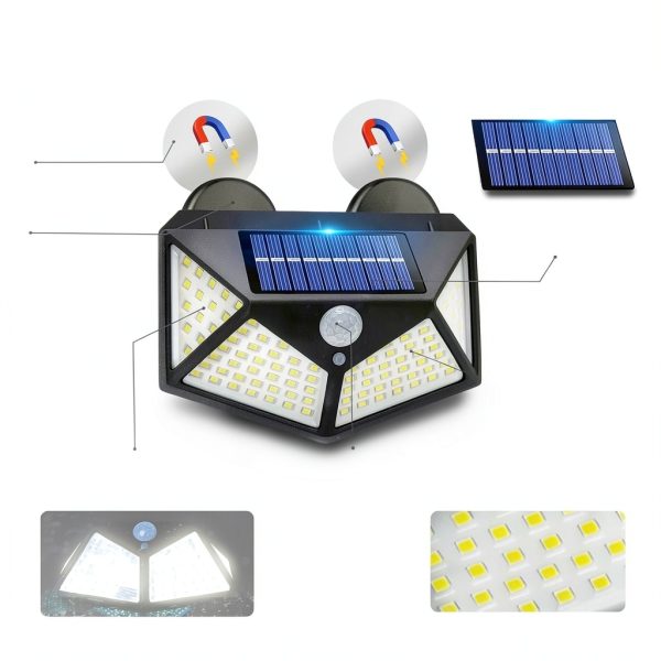 Silanit Magnetic Solar RV Light DER01 Portable Outdoor Step Lamp-1