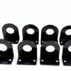 BBMTA 3/4" Powder Coated Steel Round Marker Light L Mounting Bracket-0