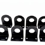 BBMTA 3/4" Powder Coated Steel Round Marker Light L Mounting Bracket-0