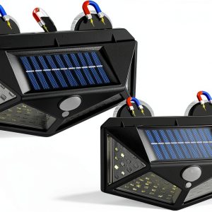 Magnetic RV Solar Light DZGKGM Black with Strong Magnets IP65-0