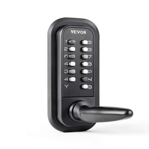 Mechanical Keyless Entry Door Lock VEVOR 14 Digit Zinc Alloy-1