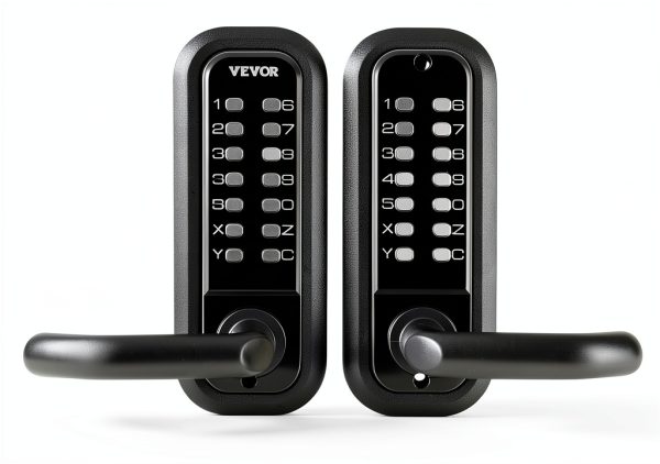 Mechanical Keyless Entry Door Lock VEVOR 14 Digit Zinc Alloy-9