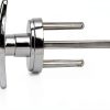Garage Door T Handle Keyed Lock by Garage Door Stuff - Silver Zinc-2