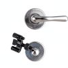 Adjustable Door Locks RJLCTH Black Metal Travel Lock for Hotels-3