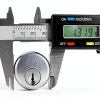 Garage Door Rim Cylinder Lock Indus Hardware 4‑Lock Set with 12 Keys-2