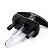 T-Handle Garage Door Lock Micro Trader Black 35mm Spigot 75mm Spindle-3