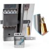 Garage Door Side Lock Latch EverPlus Heavy‑Duty Galvanized Steel Kit-1