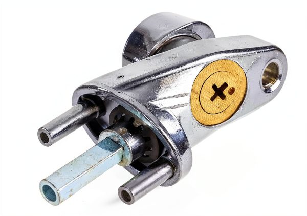 Garage Door T-Handle Replacement Lock DOITOOL Silver 14x10CM Steel-3