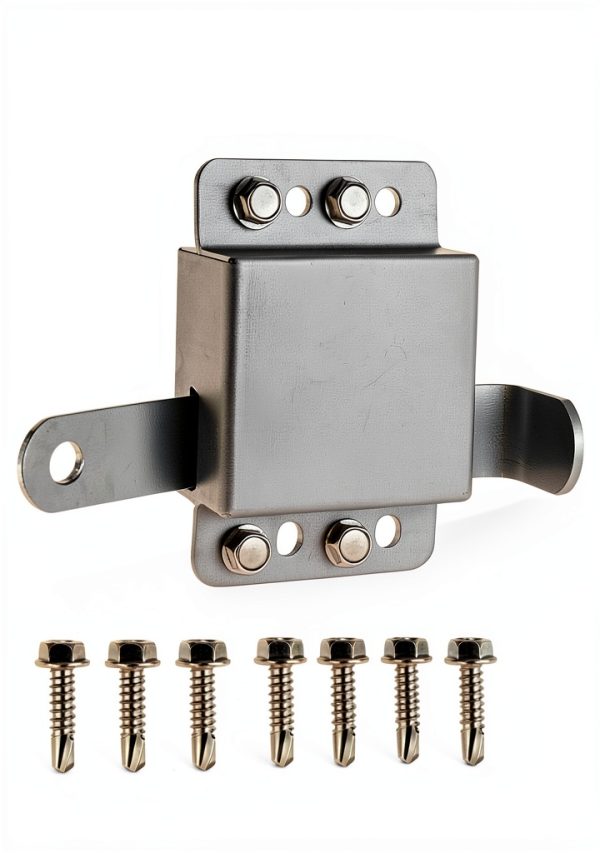 Garage Door Side Lock Latch EverPlus Heavy‑Duty Galvanized Steel Kit-4