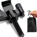 Adjustable Door Locks RJLCTH Black Metal Travel Lock for Hotels-0