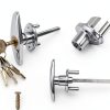 Garage Door T-Handle Lock 2 Pack Bonsicoky Steel Build with 8 Keys-1