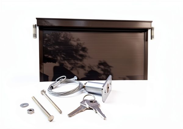 Emergency Release Lock Kit Wawory Garage Door Opener with 2 Keys-6