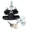 T-Handle Door Lock 2PCS WJSKDQ Zinc Alloy Latch for Garage & Shed-7