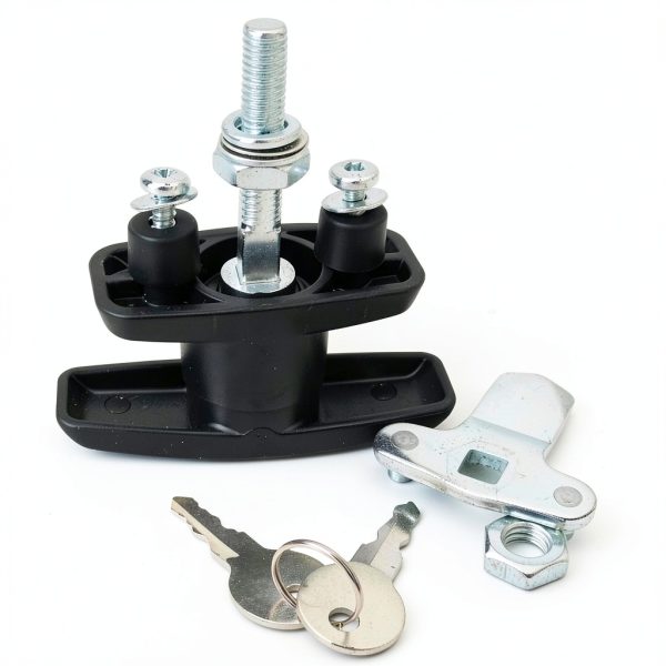 T-Handle Door Lock 2PCS WJSKDQ Zinc Alloy Latch for Garage & Shed-7