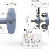 T-Handle Door Lock 2PCS WJSKDQ Zinc Alloy Latch for Garage & Shed-6