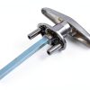 Garage Door T-Handle Replacement Lock DOITOOL Silver 14x10CM Steel-2