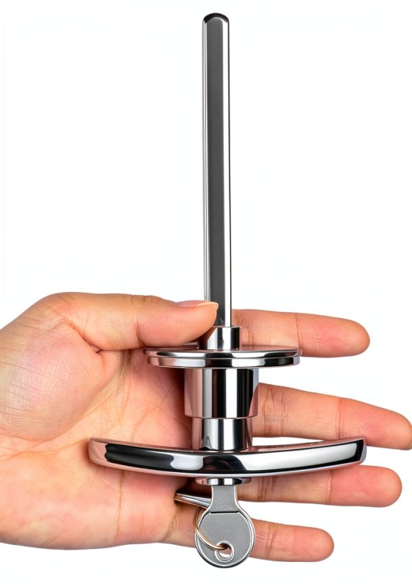 Garage Door T-Handle Lock Kit by WellMade Zinc Alloy with 2 Keys-7