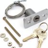 Emergency Release Lock Kit Wawory Garage Door Opener with 2 Keys-0