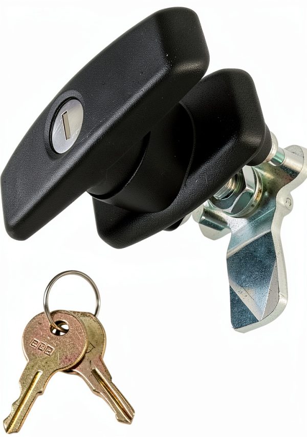 T-Handle Door Lock 2PCS WJSKDQ Zinc Alloy Latch for Garage & Shed-5