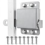 Garage Door Side Lock Latch EverPlus Heavy‑Duty Galvanized Steel Kit-0