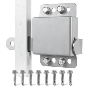 Garage Door Side Lock Latch EverPlus Heavy‑Duty Galvanized Steel Kit-0