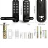 Mechanical Keyless Entry Door Lock VEVOR 14 Digit Zinc Alloy-7