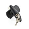 T-Handle Garage Door Lock Micro Trader Black 35mm Spigot 75mm Spindle-5