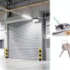 Garage Door T-Handle Replacement Lock DOITOOL Silver 14x10CM Steel-7