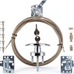 Garage Door Lock Kit KYJIANY Metal Silver Set with Spring Latch-0