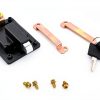 Door Locker Latch Kit Czomoizc UTV–Black, Fits Hisun Coleman 500/700-4
