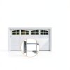 Garage Door Lock Kit Universal L-Handle Lock with Inside Side Latch Keys Garage Door Repair Parts Replacement Hardware Kit for Home Improvement-5