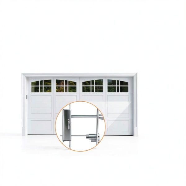 Garage Door Lock Kit Universal L-Handle Lock with Inside Side Latch Keys Garage Door Repair Parts Replacement Hardware Kit for Home Improvement-5