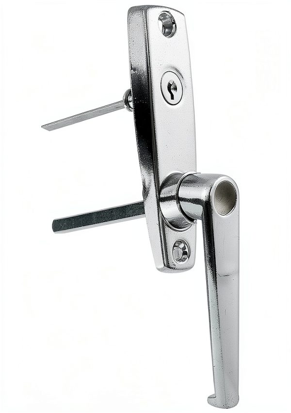 Garage Door Lock with Keys by Garage Door Stuff Chrome Model Nat1-0