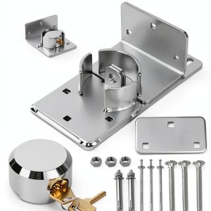Heavy-Duty Steel Roll-Up Lock by Mindoub - Security, Weather-Resistant-0