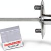 Wayne Dalton Garage Door Lock Key Lock Weather Resistant Modern Chrome-1