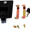 Door Locker Latch Kit Czomoizc UTV–Black, Fits Hisun Coleman 500/700-5