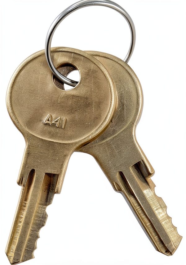 Garage Door Lock with Keys by Garage Door Stuff Chrome Model Nat1-2