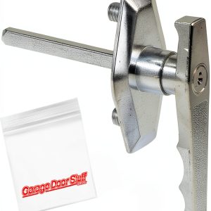 Wayne Dalton Garage Door Lock Key Lock Weather Resistant Modern Chrome-0