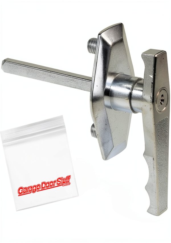 Wayne Dalton Garage Door Lock Key Lock Weather Resistant Modern Chrome-0