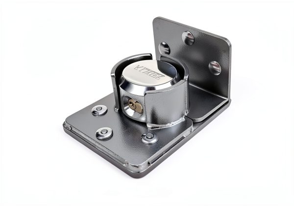 Roll Up Door Lock VITEZ Heavy-Duty Security for Garage – Chrome-3