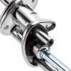 Garage Door Lock Kit KYJIANY Metal Silver Set with Spring Latch-4
