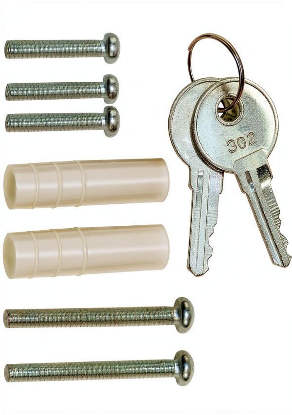 Garage Door L Handle - Keyed-3