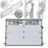 Garage Door Side Lock Inside Deadlock for Most Garage Door (single garage or double garage) Galvanized Steel -1 pack, Silver finish with pvc cover-4